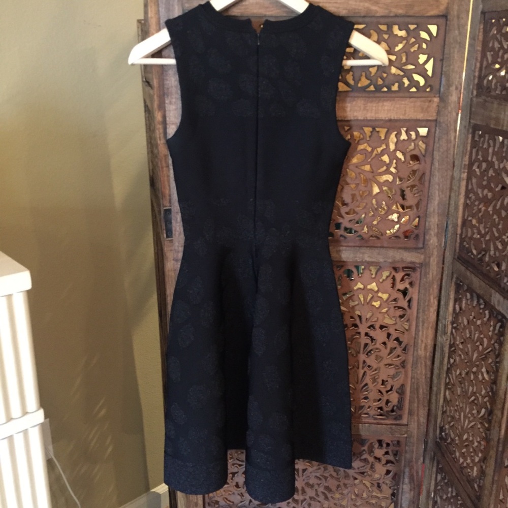 ISSA Black Fit & Flare Dress - Picture 9 of 9